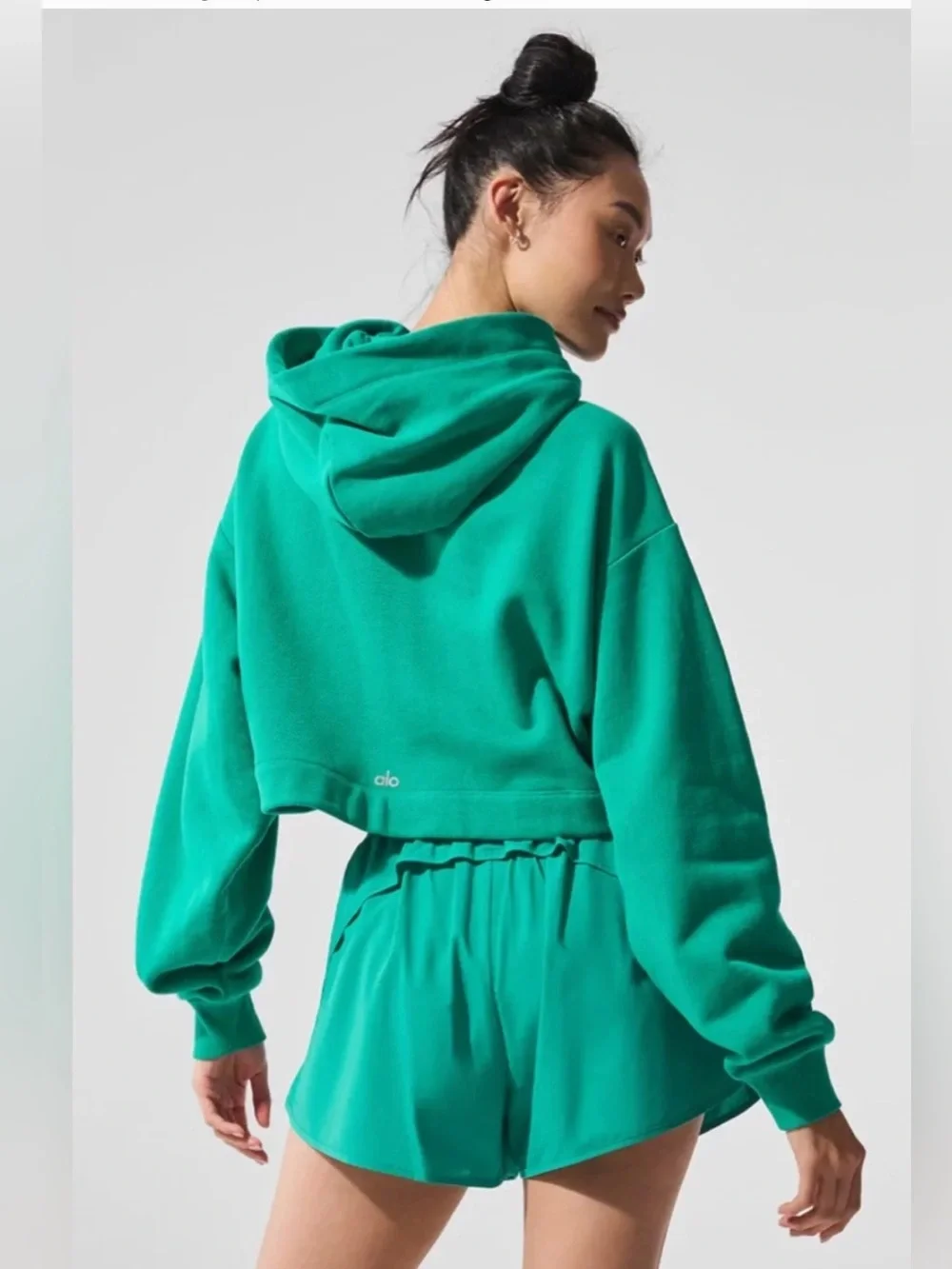 Alo Spruce Green Bae Hoodie/ Preloved/Very Good/ Small